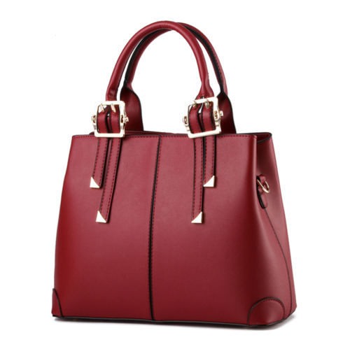 Solid Color Fashion Nice Quality Women's Handbag