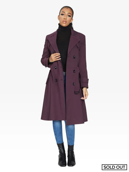 Spring/Summer Double Breasted Trench Mac Coat (1201-SP)