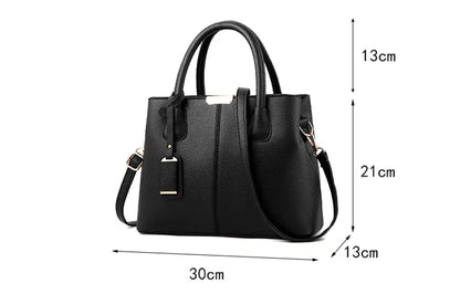 Stylish Leather Handbag Diagonal